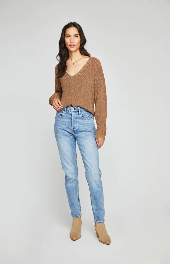 Gentle Fawn Caramel Mix Tucker Sweater