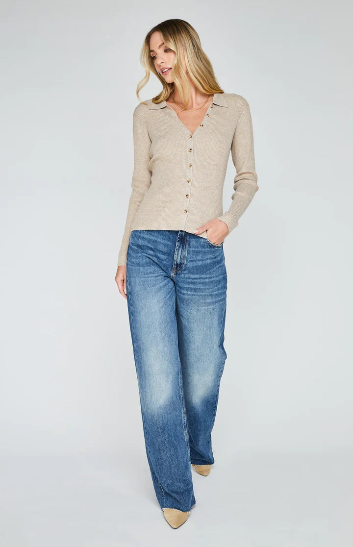 Gentle Fawn Heather Taupe Finn Top