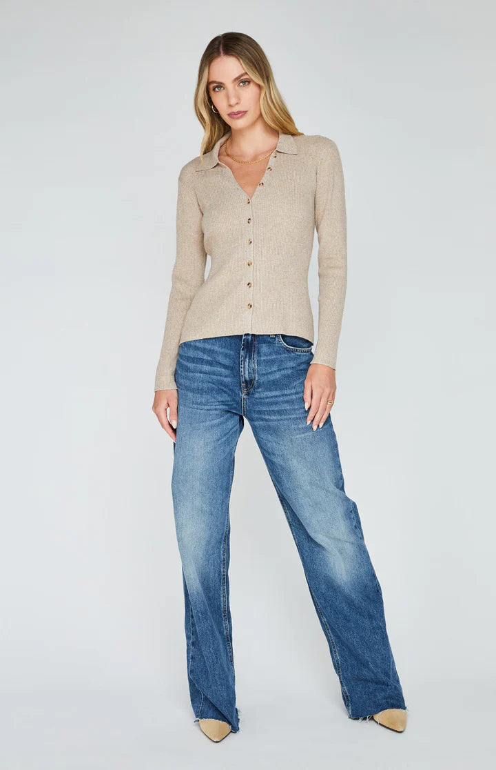 Gentle Fawn Heather Taupe Finn Top