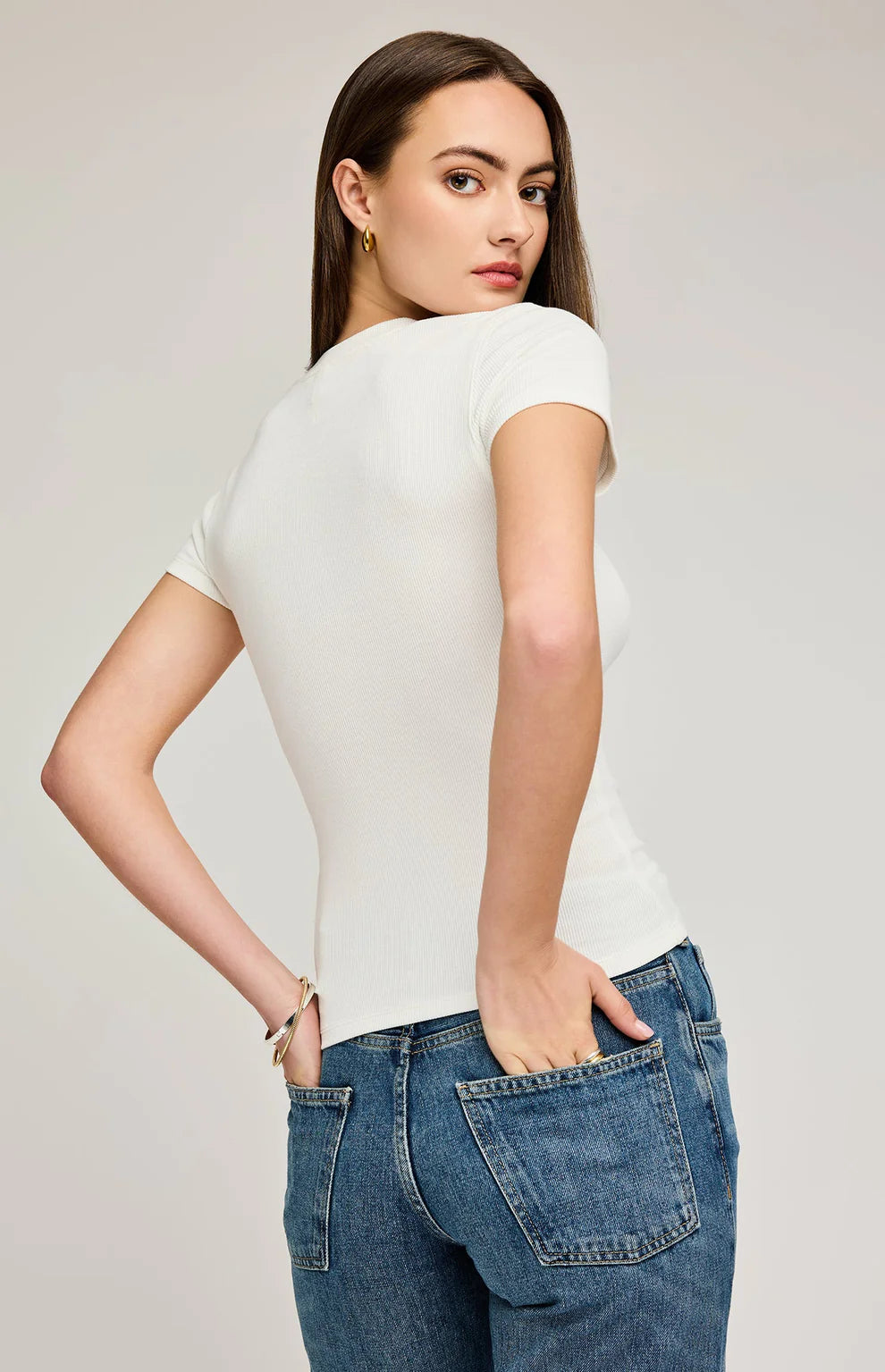 Gentle Fawn White Madison Tee
