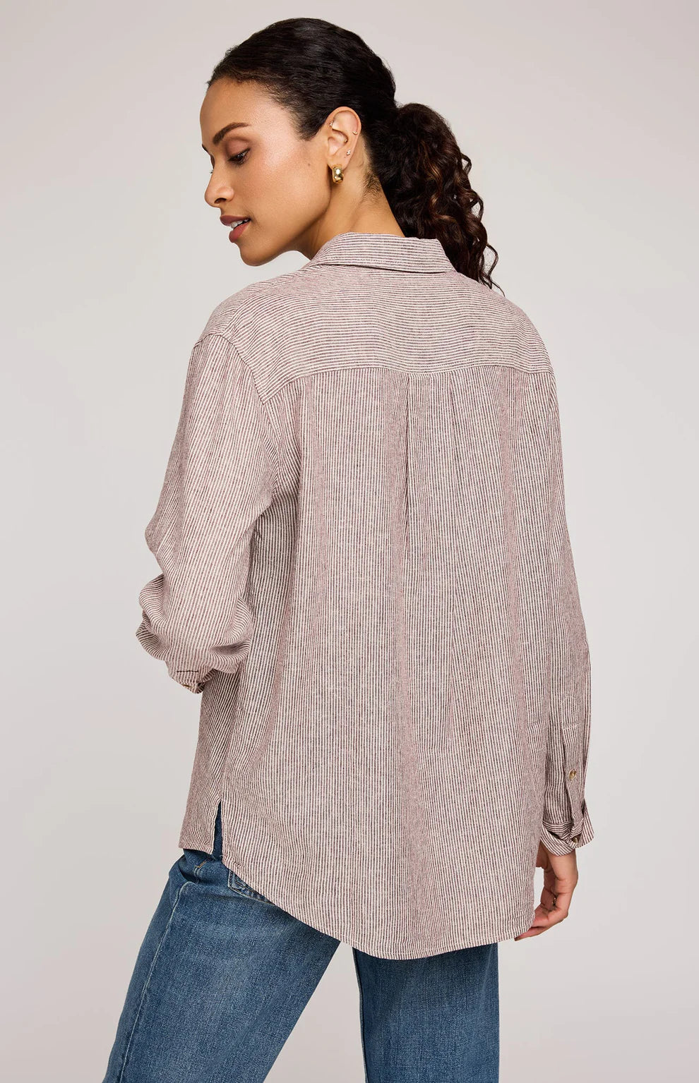 Gentle Fawn Arabella Striped Button Down Shirt