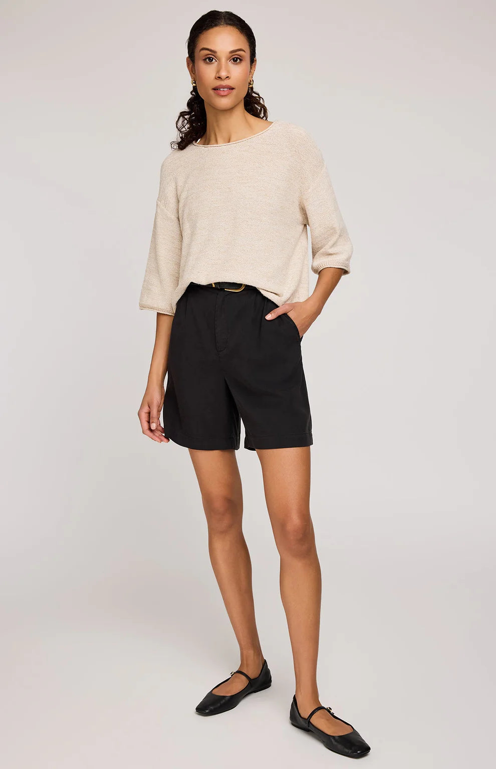 Gentle Fawn Heather Bone Kerrigan Sweater