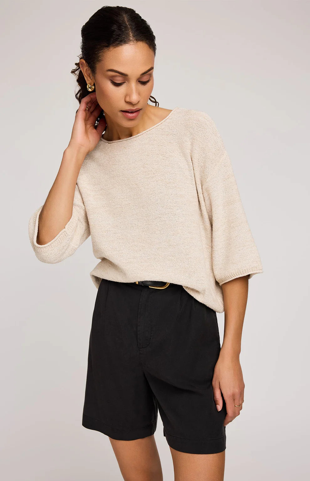 Gentle Fawn Heather Bone Kerrigan Sweater