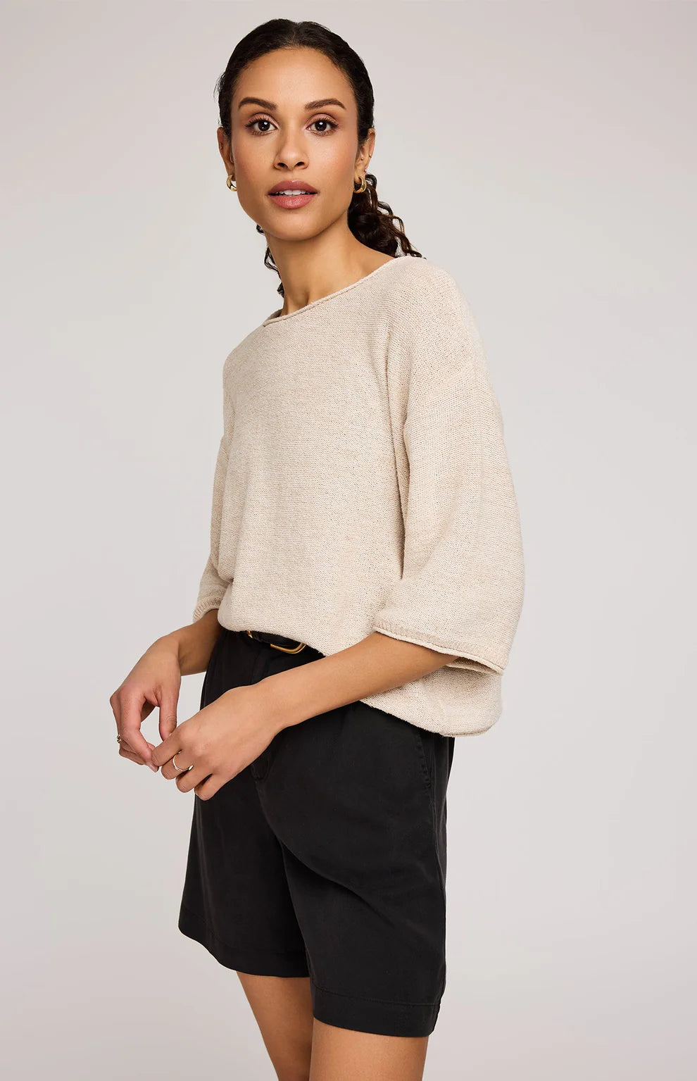Gentle Fawn Heather Bone Kerrigan Sweater