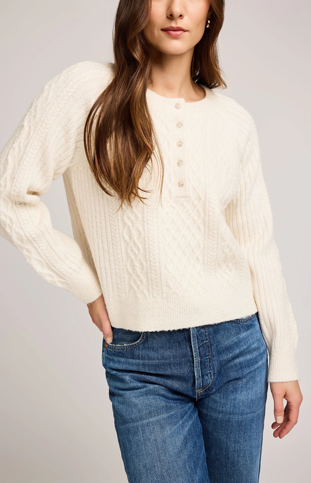 Gentle Fawn Cream Aspen Pullover Sweater