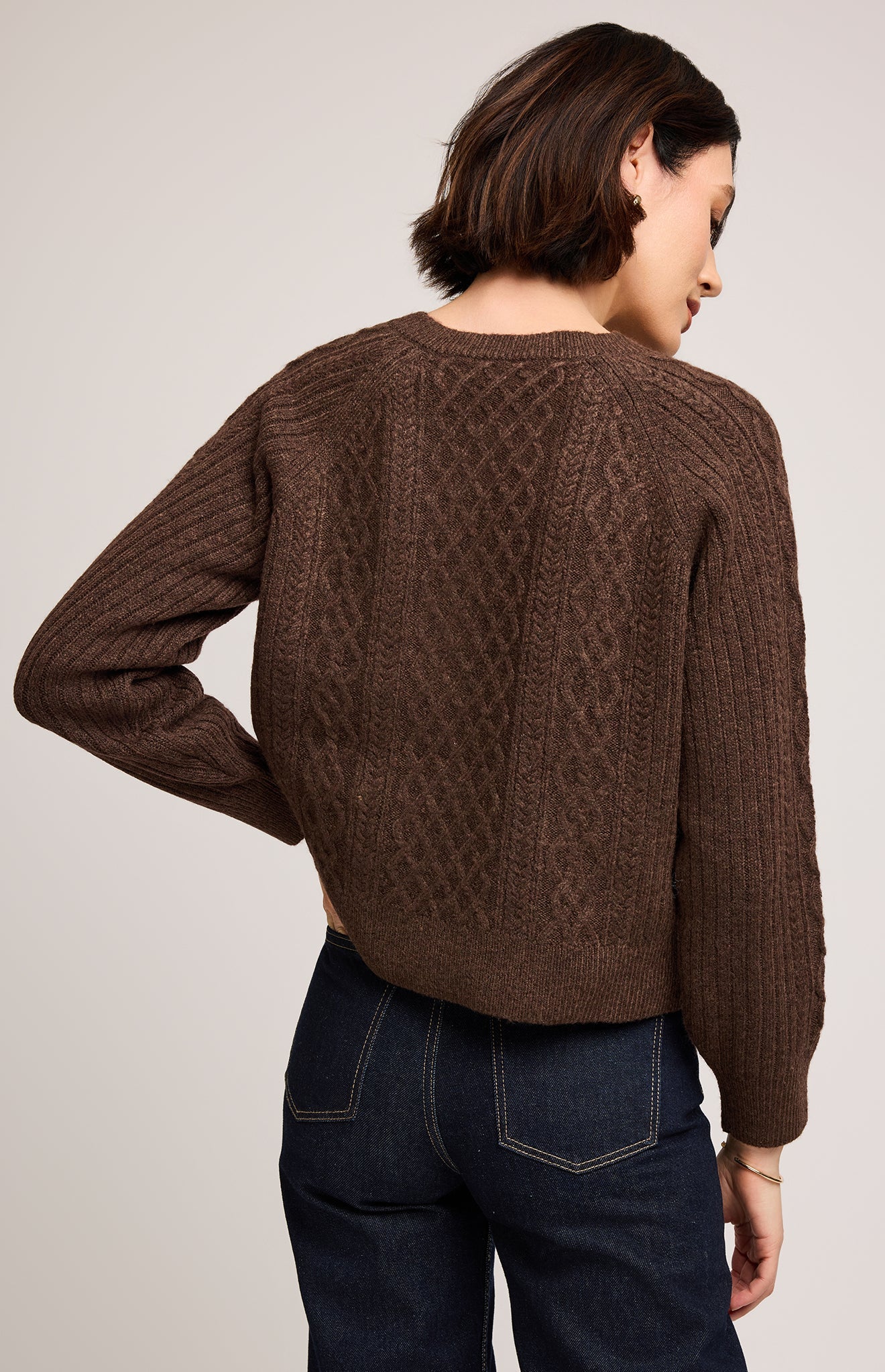 Gentle Fawn Heather Chocolate Aspen Pullover Sweater