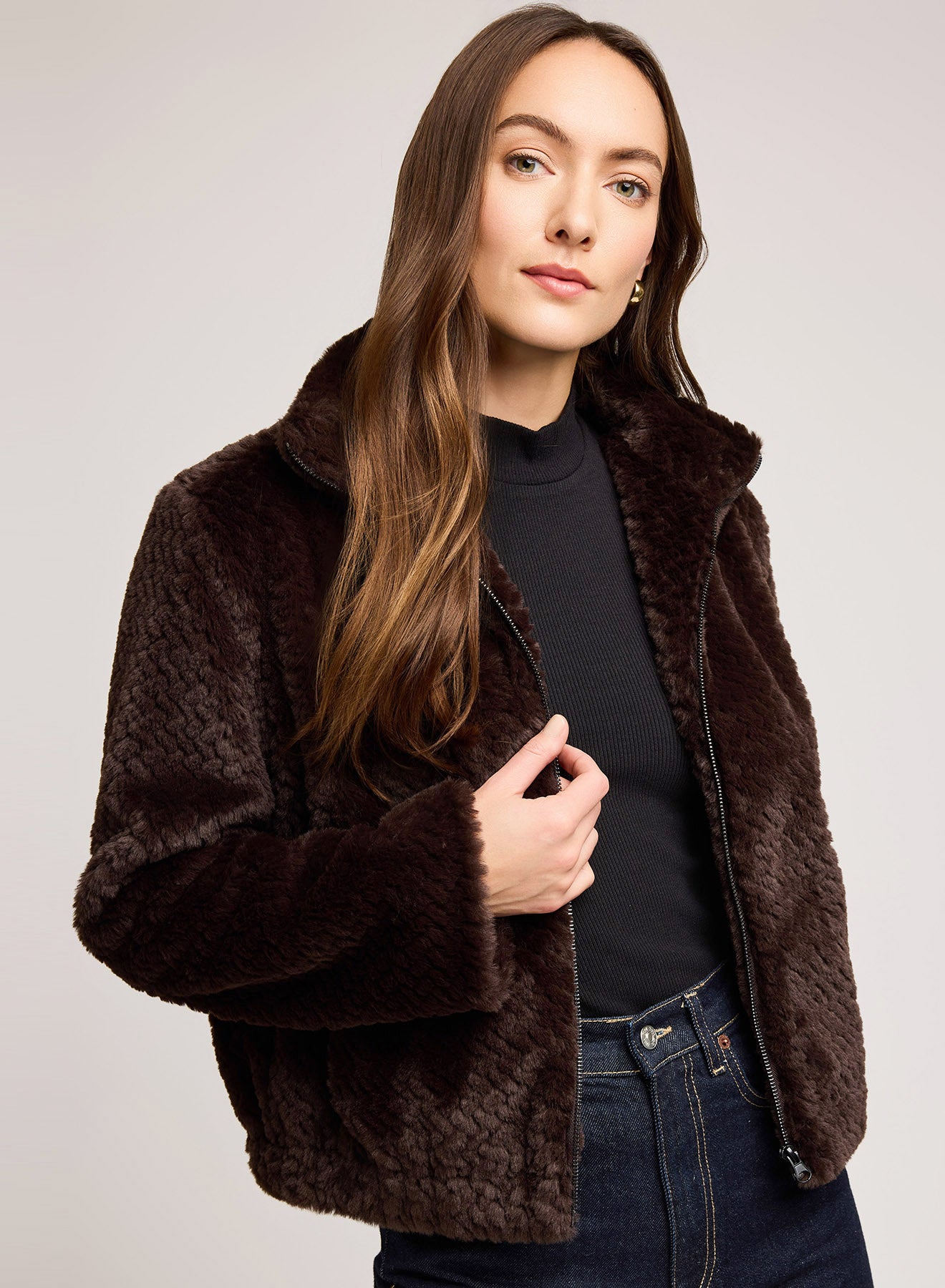 Gentle Fawn Calista Faux Fur Jacket