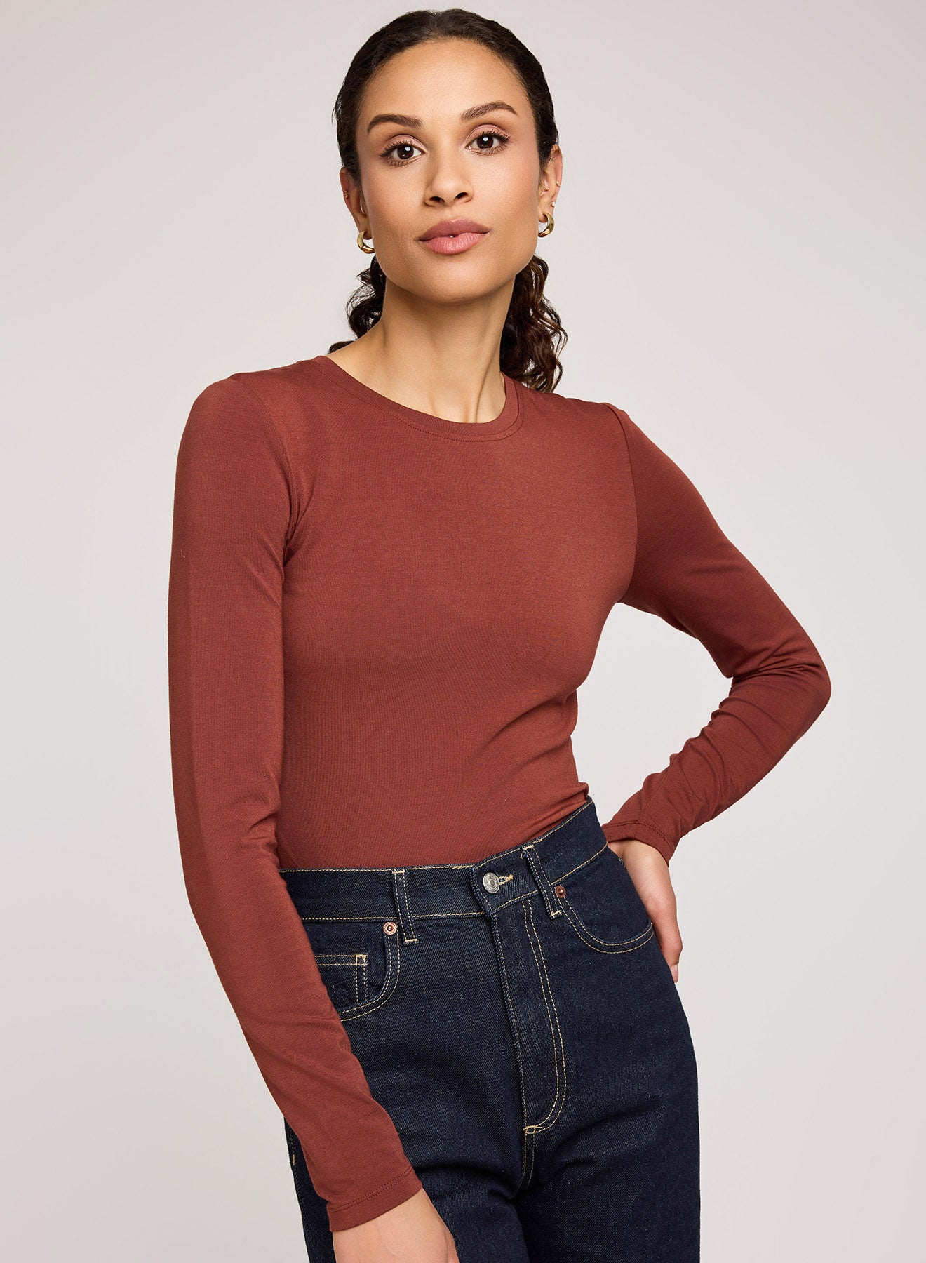 Gentle Fawn Mahogany Daphne Long Sleeve