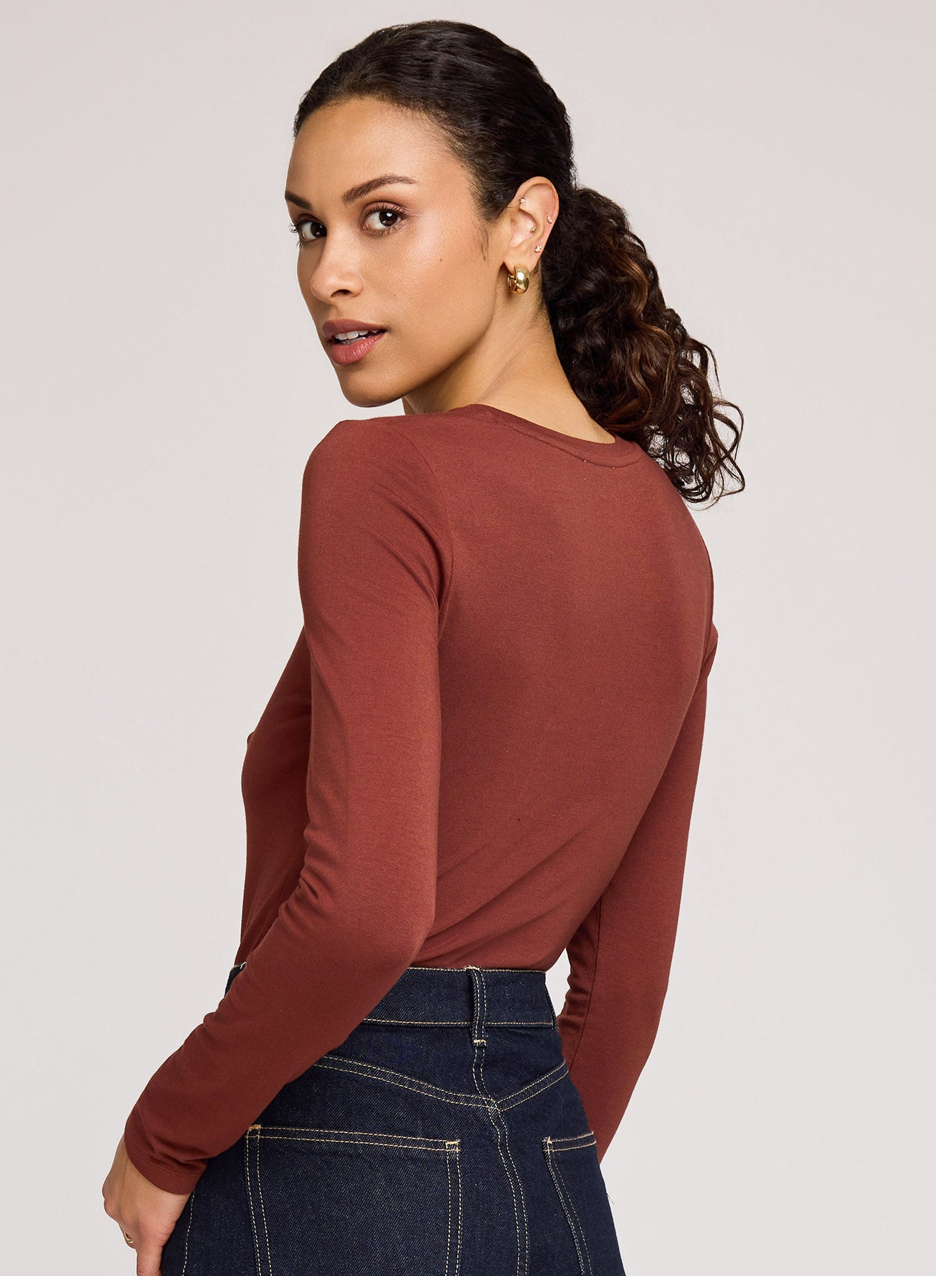 Gentle Fawn Mahogany Daphne Long Sleeve
