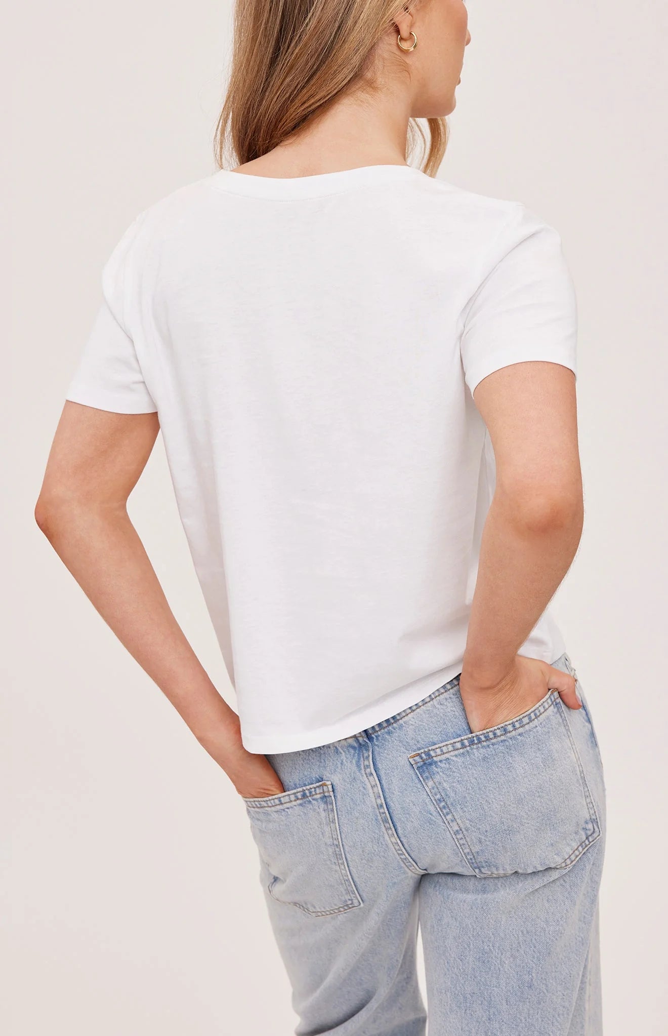Gentle Fawn White Lucy Cotton T-Shirt