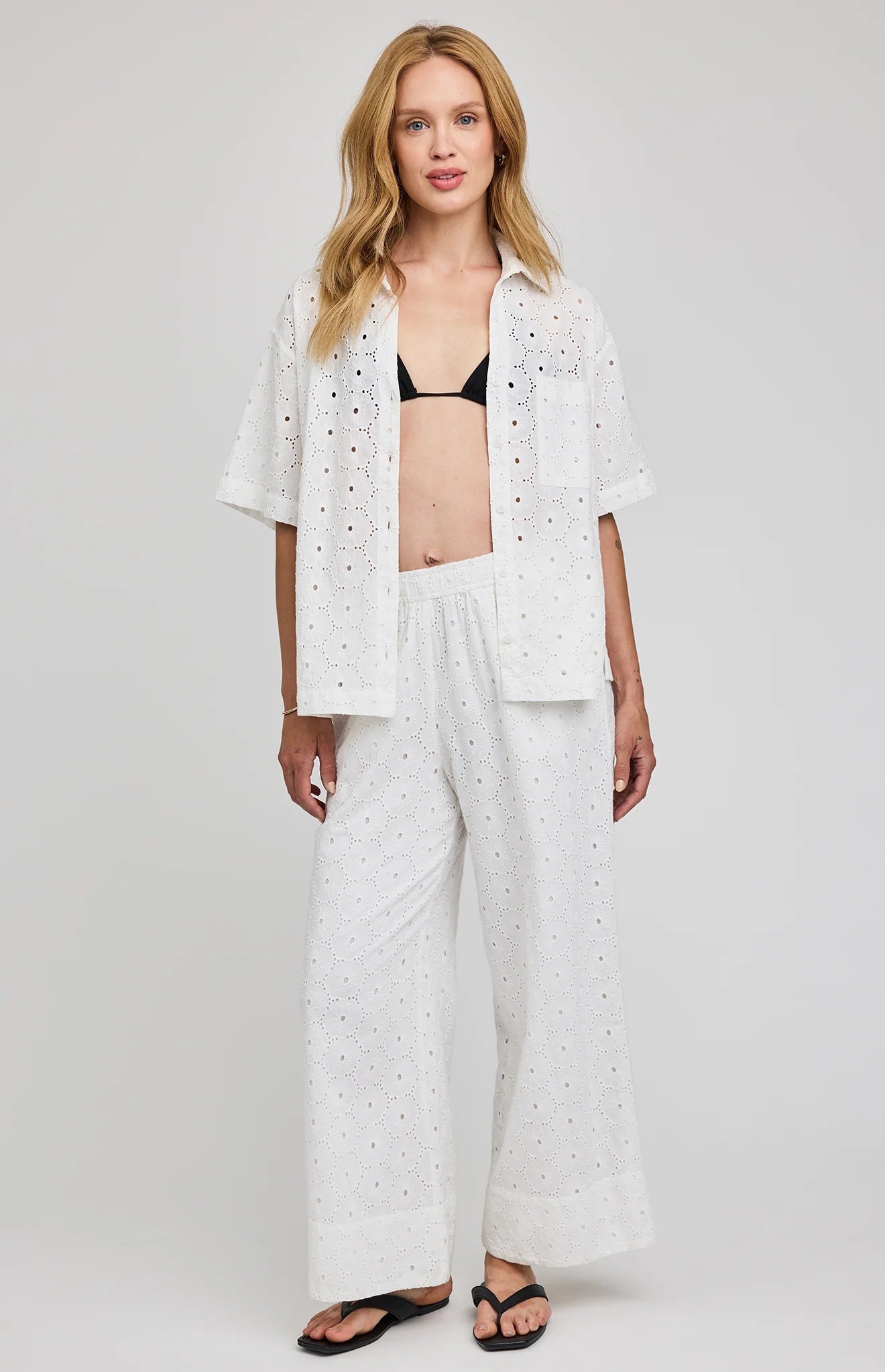Gentle Fawn Louisa Eyelet Button Down Shirt