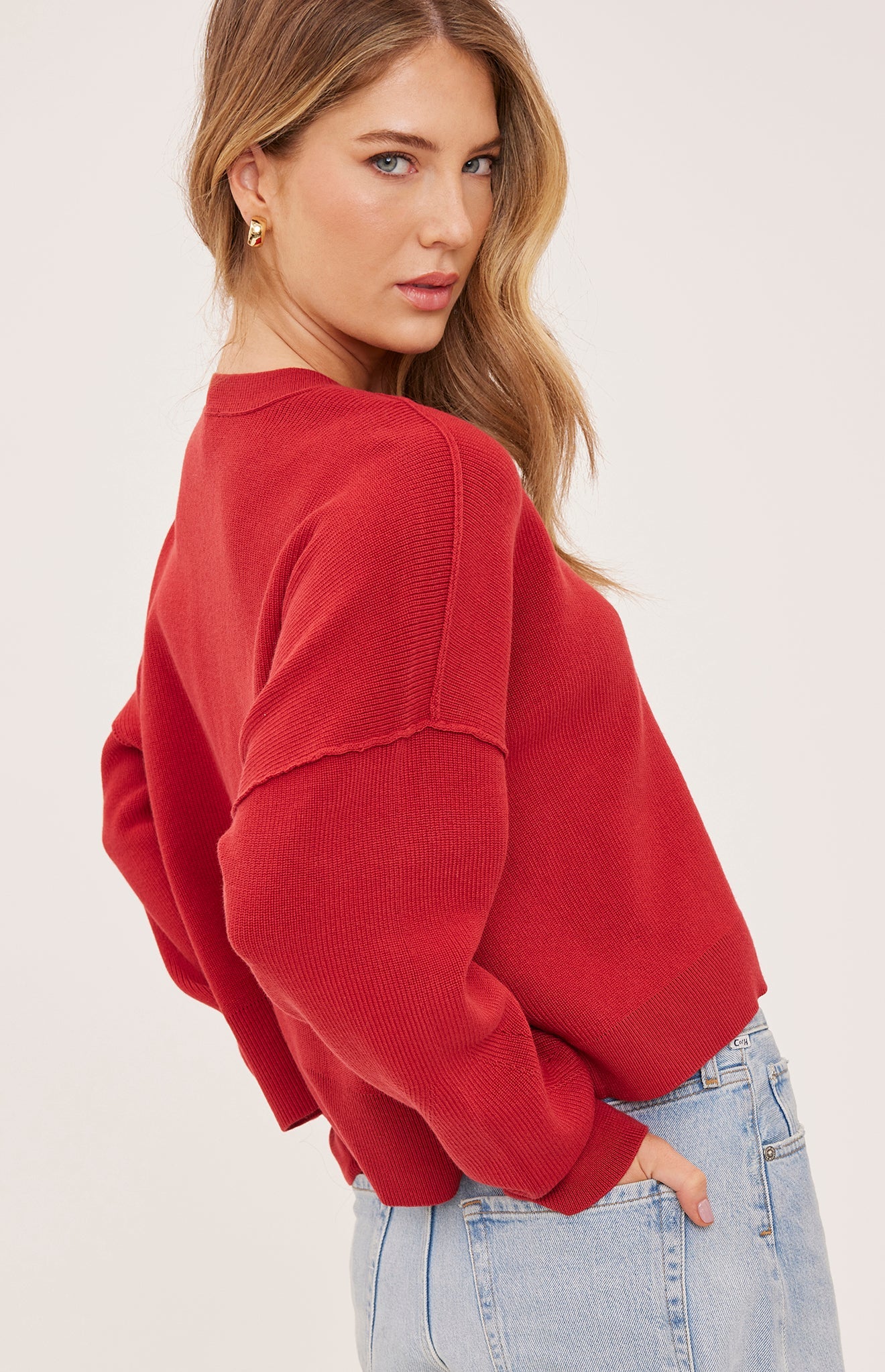 Gentle Fawn Cranberry Echo Pullover Sweater