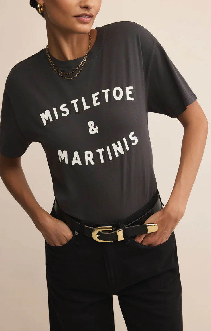 Z Supply Mistletoe Boyfriend Tee
