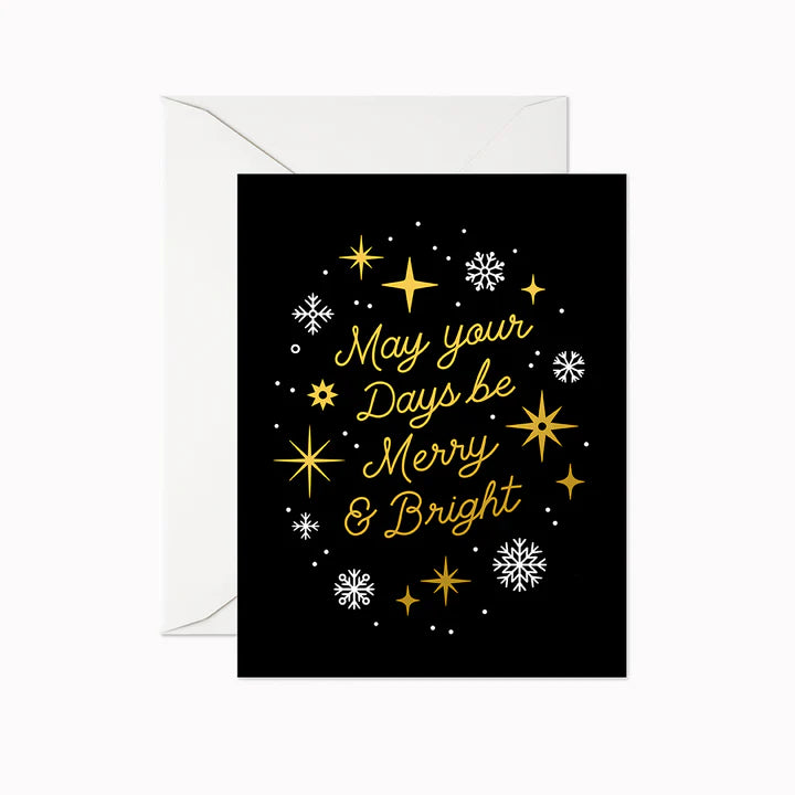 Linden Paper Co. Merry and Bright Card