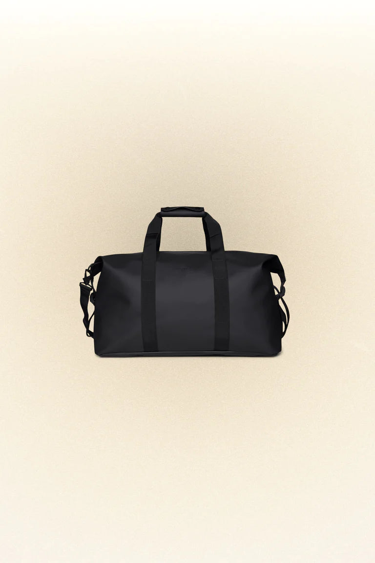 RAINS Black Hilo Weekend Bag