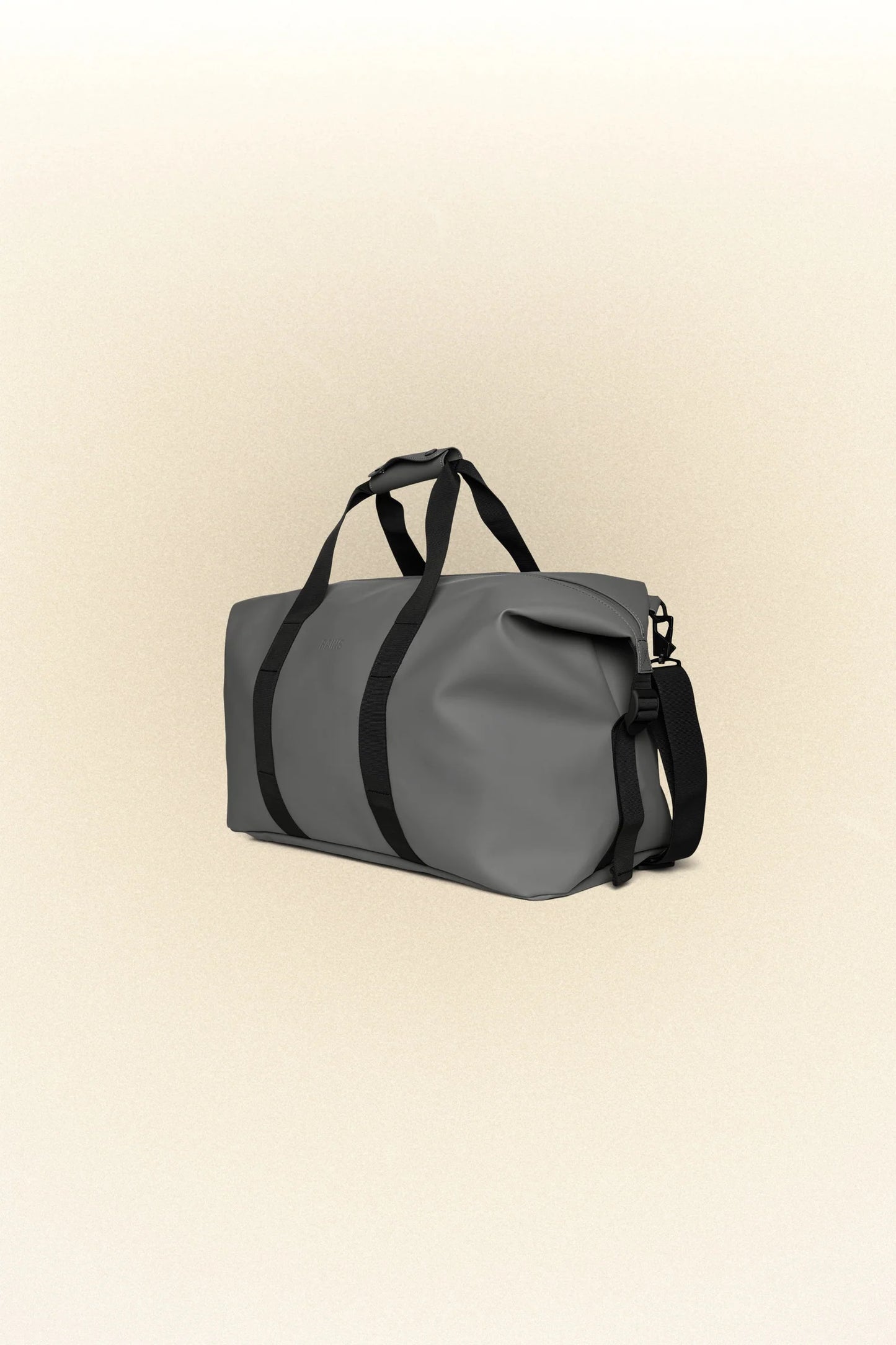RAINS Grey Hilo Weekend Bag