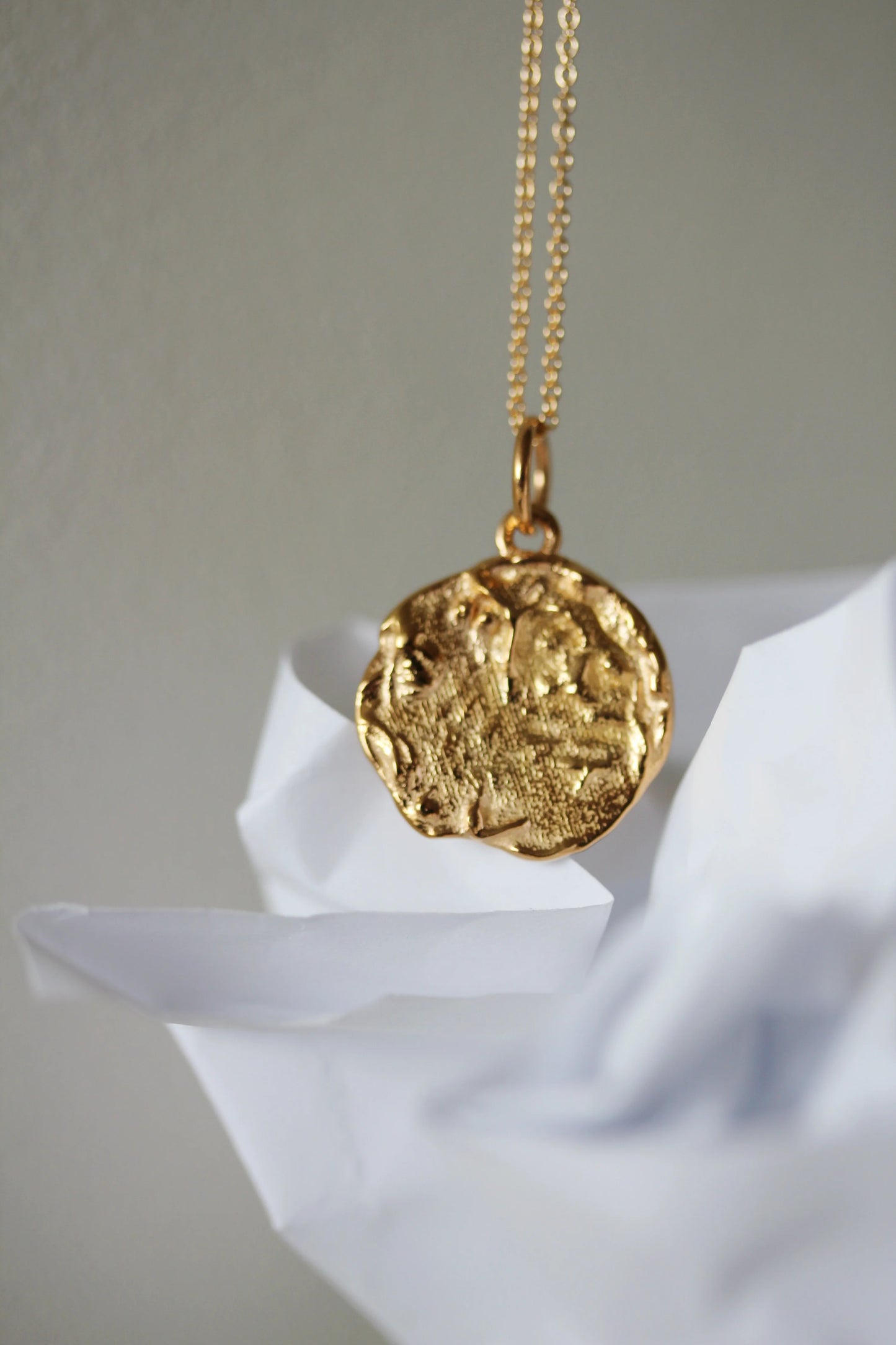 Little Gold Rough Draft Necklace