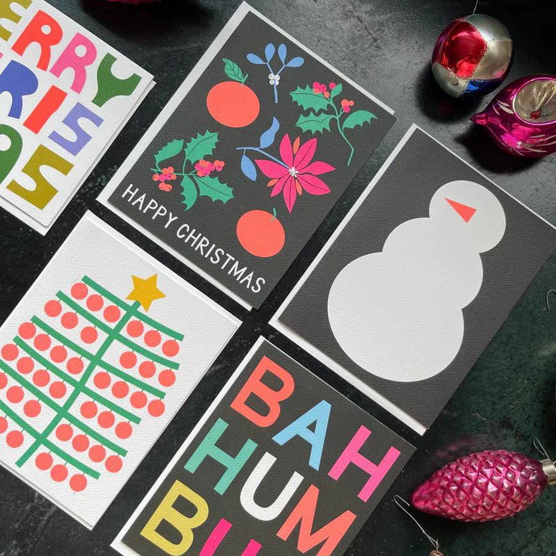 Banquet Clementine Floral Christmas Card