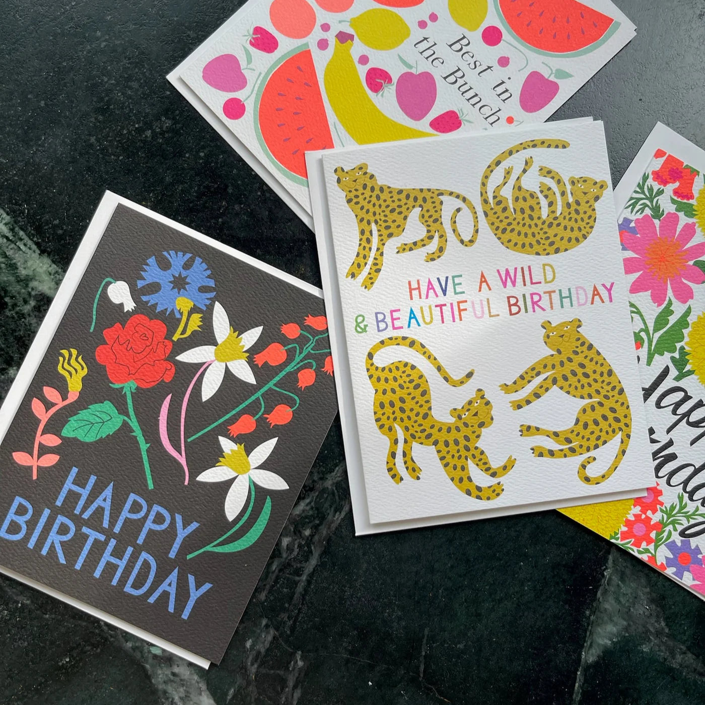 Banquet Wild Cheetah Birthday Card
