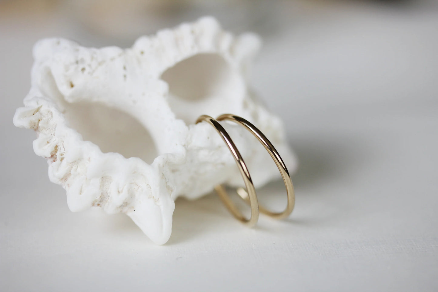 Little Gold 20mm Delaney Hoops
