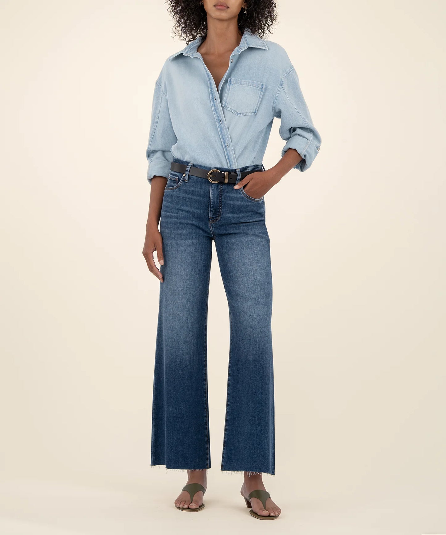 Kut from the Kloth Meg High Rise Wide Leg Inexhaustible Jean