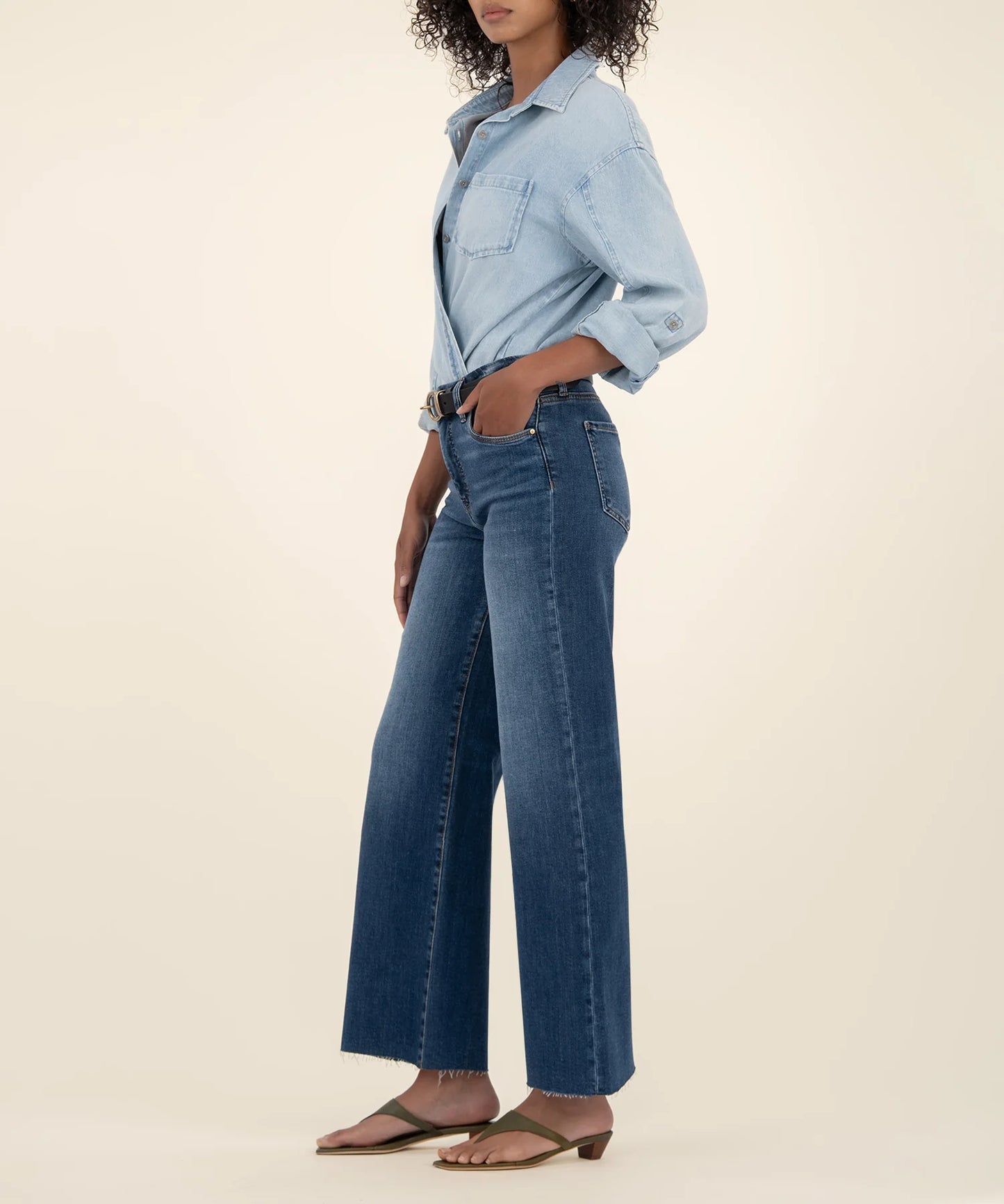 Kut from the Kloth Meg High Rise Wide Leg Inexhaustible Jean