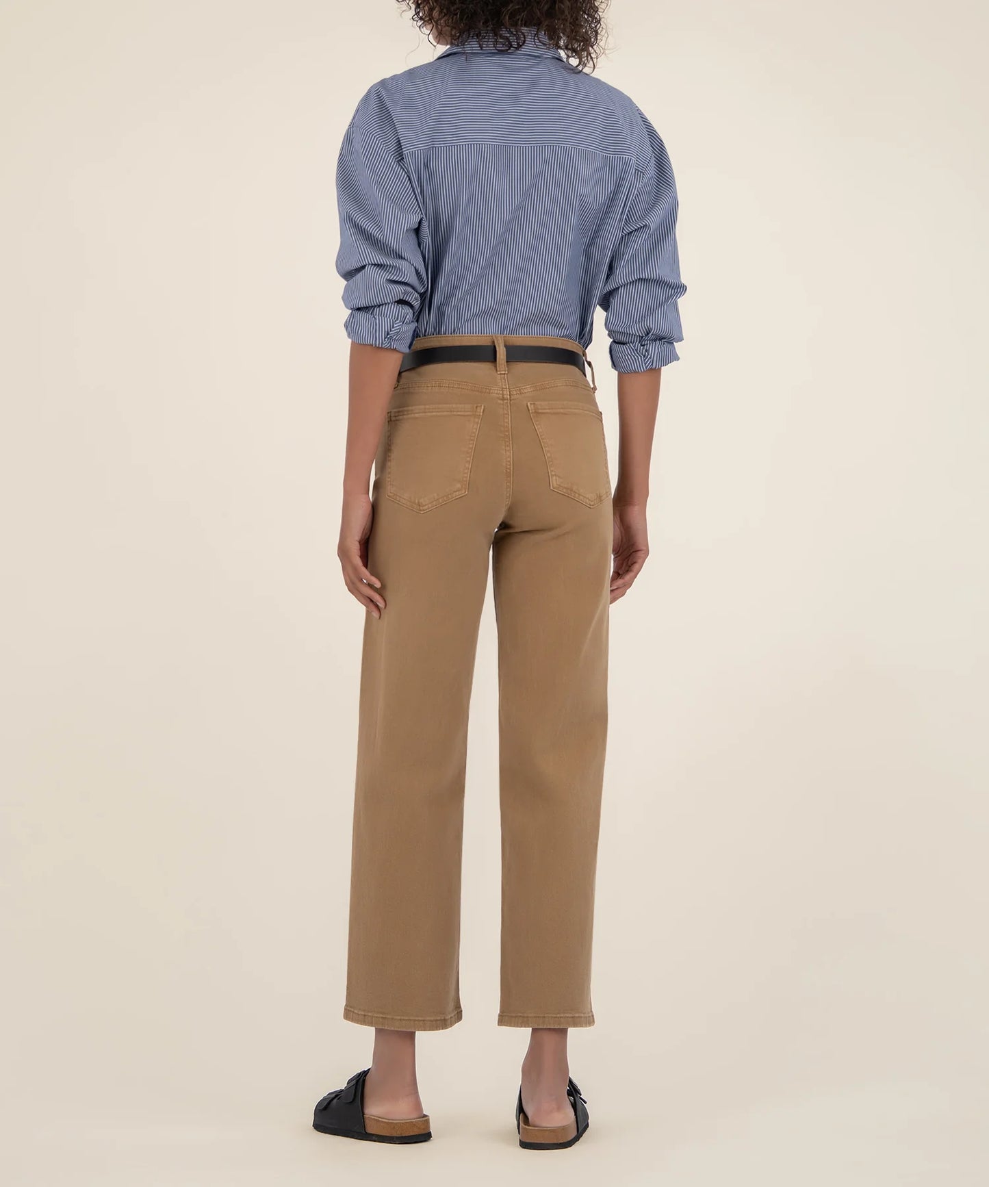 Kut from the Kloth Charlotte High Rise Wide Leg Caramel Jean