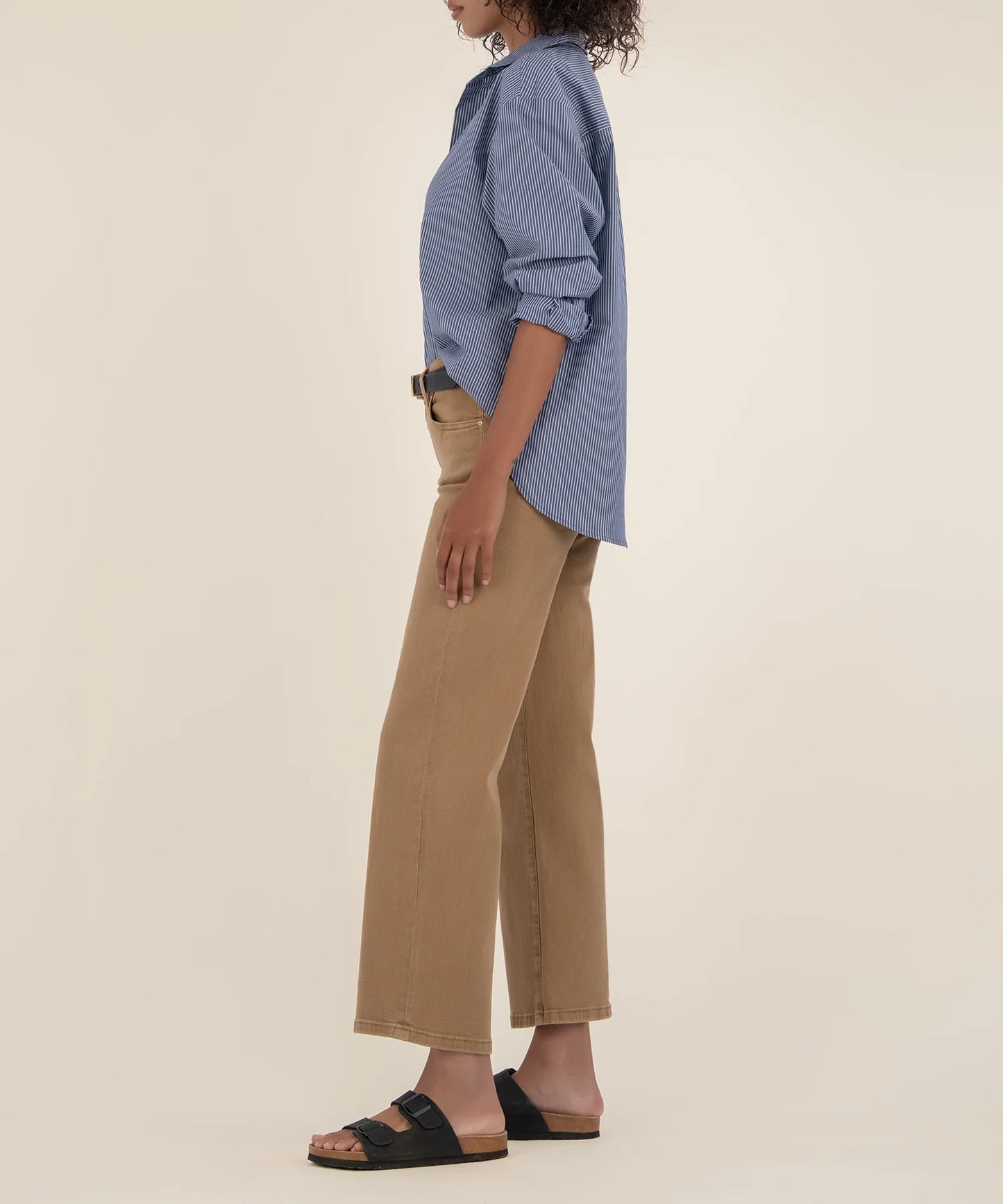Kut from the Kloth Charlotte High Rise Wide Leg Caramel Jean