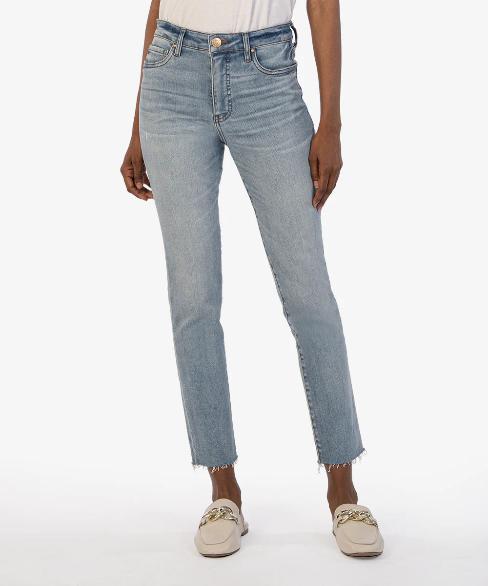 Kut from the Kloth Reese High Rise Straight Circulated Jeans