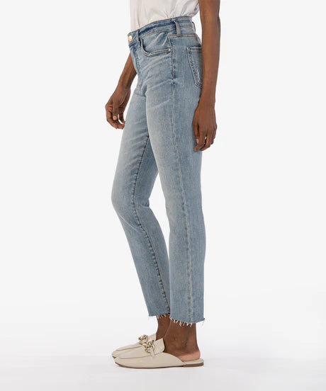 Kut from the Kloth Reese High Rise Straight Circulated Jeans