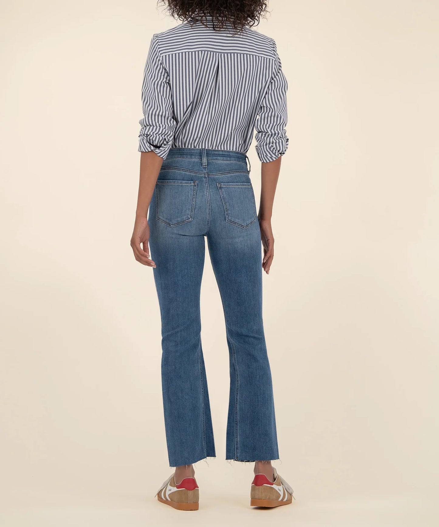 Kut from the Kloth Kelsey High Rise Ankle Flare Rigor Jean