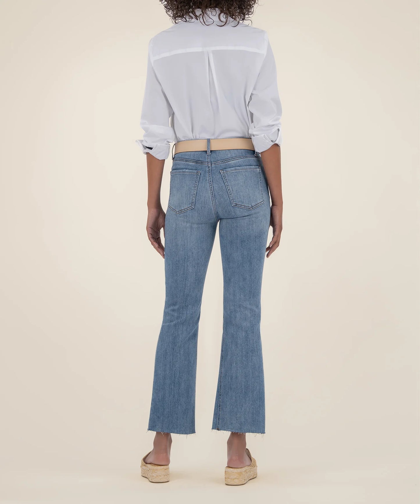 Kut from the Kloth Kelsey High Rise Ankle Flare Acceptance Jean