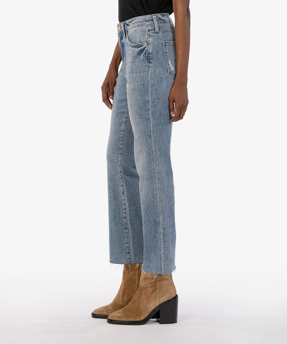 Kut from the Kloth Kelsey High Rise Ankle Flare Extraordinary Jeans