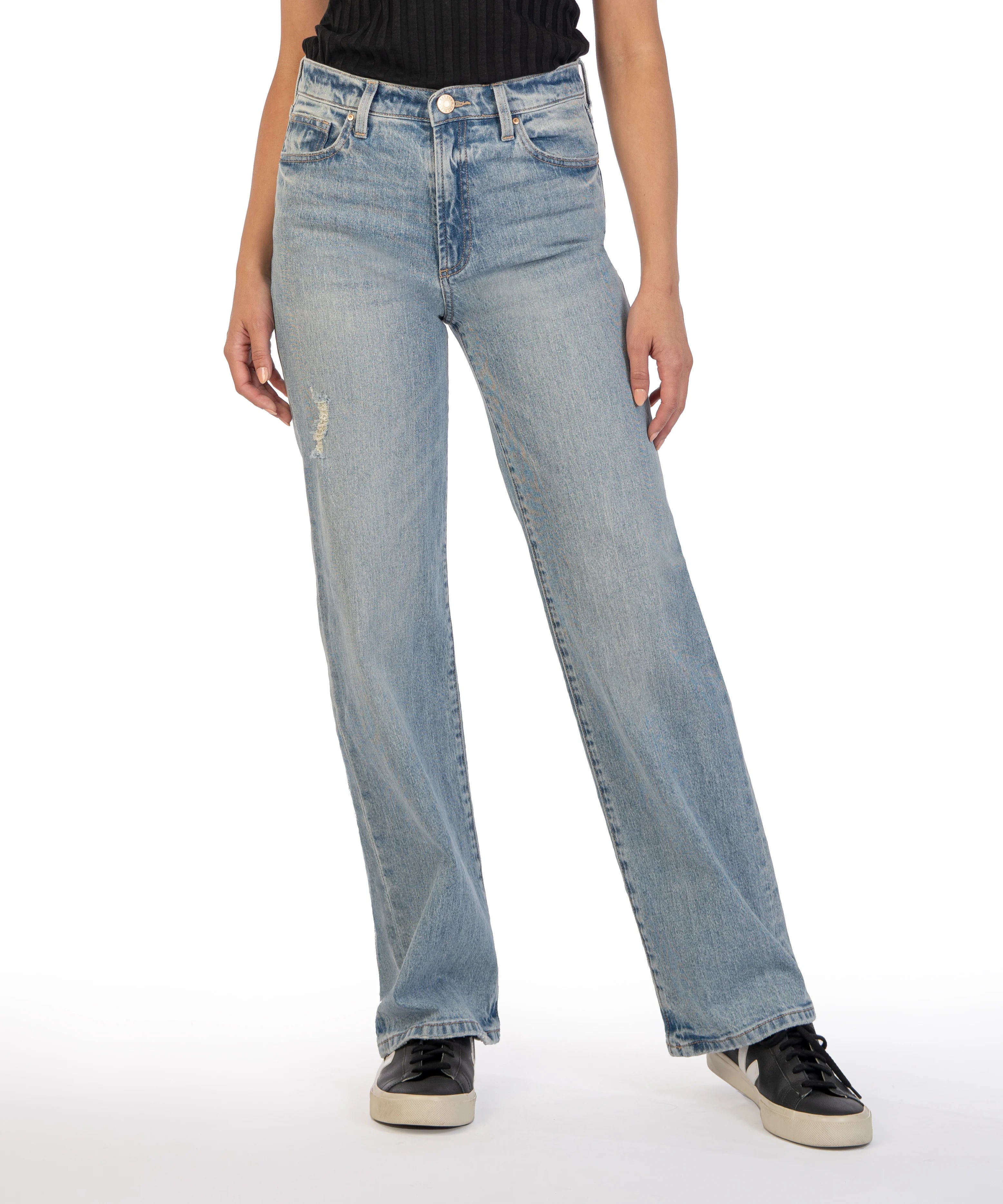 Kut from the Kloth Miller High Rise Wide Leg Candescent Jeans – Mod Apparel