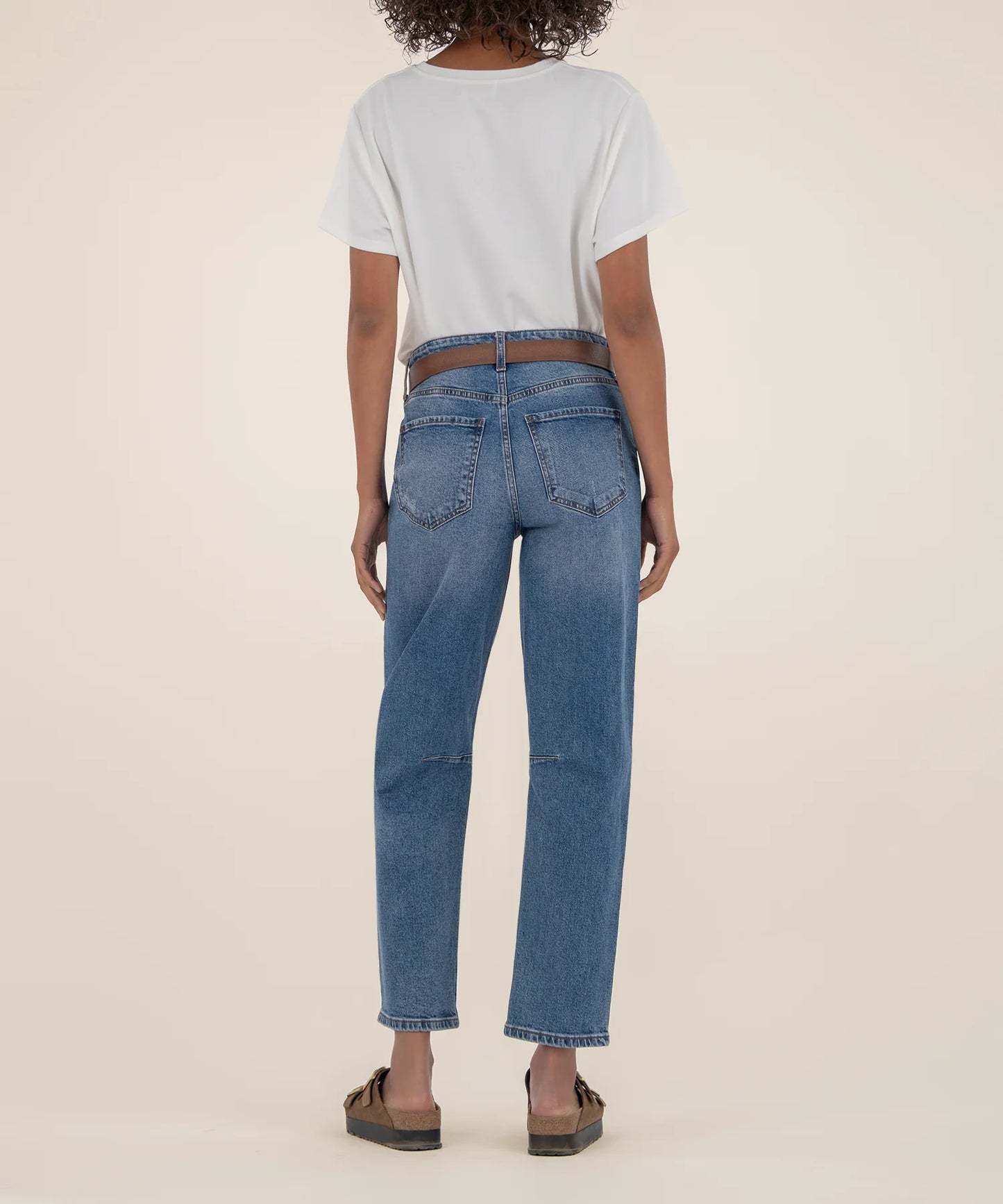 Kut from the Kloth Ashley High Rise Barrel Straight Leg Improving Jean