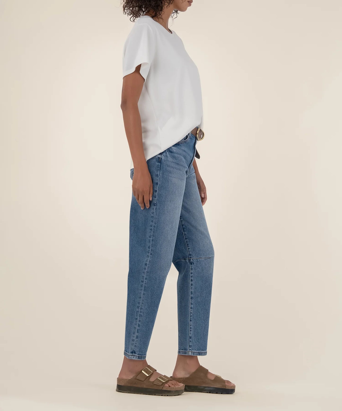 Kut from the Kloth Ashley High Rise Barrel Straight Leg Improving Jean