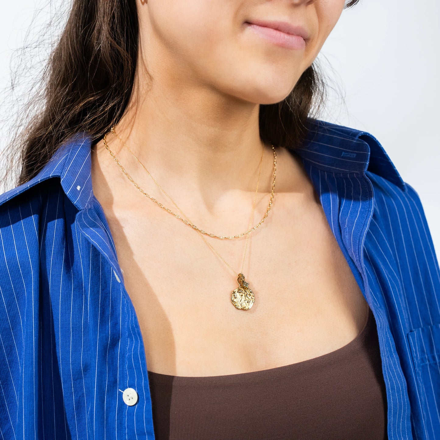 Little Gold Rough Draft Necklace