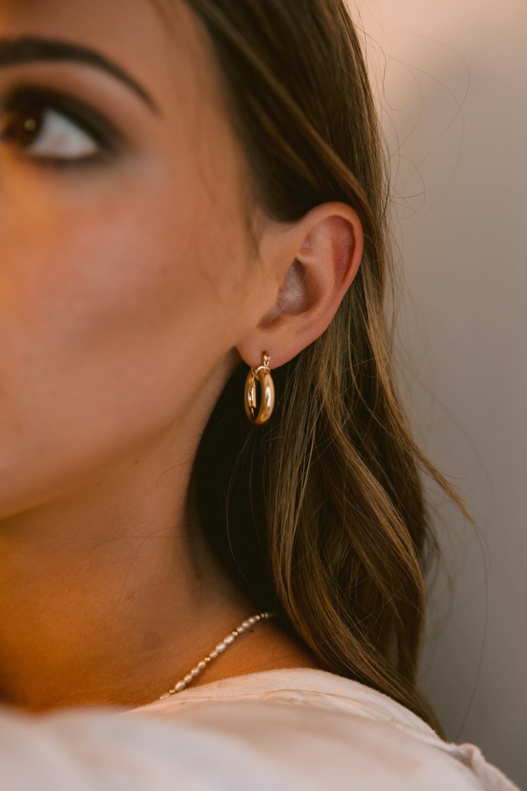Lavender & Grace Mini Goldie Hoops