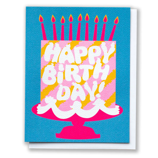 Banquet Happy Birthday Pink Cake Dreams Card