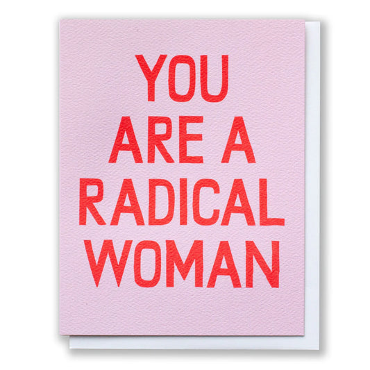 Banquet Radical Woman Note Card