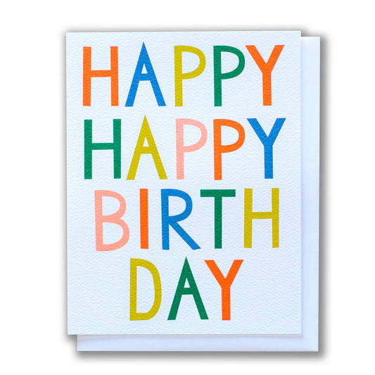 Banquet Happy Happy Birthday Card