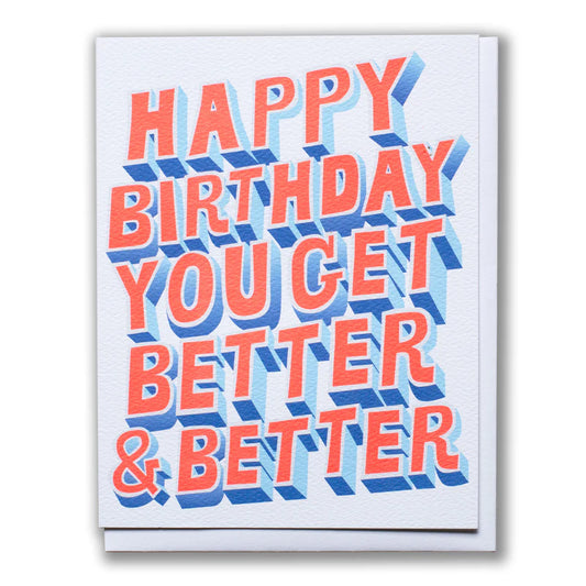 Banquet Better & Better Birthday Card