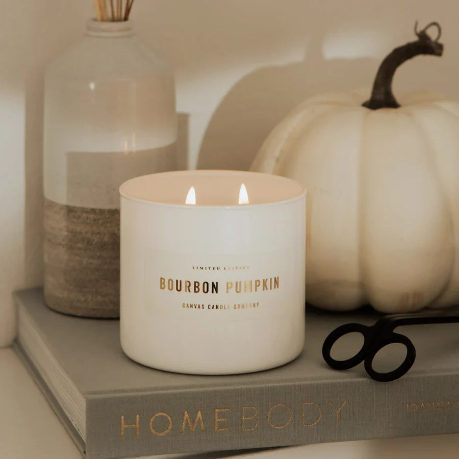 Canvas Candle Co- Bourbon Pumpkin
