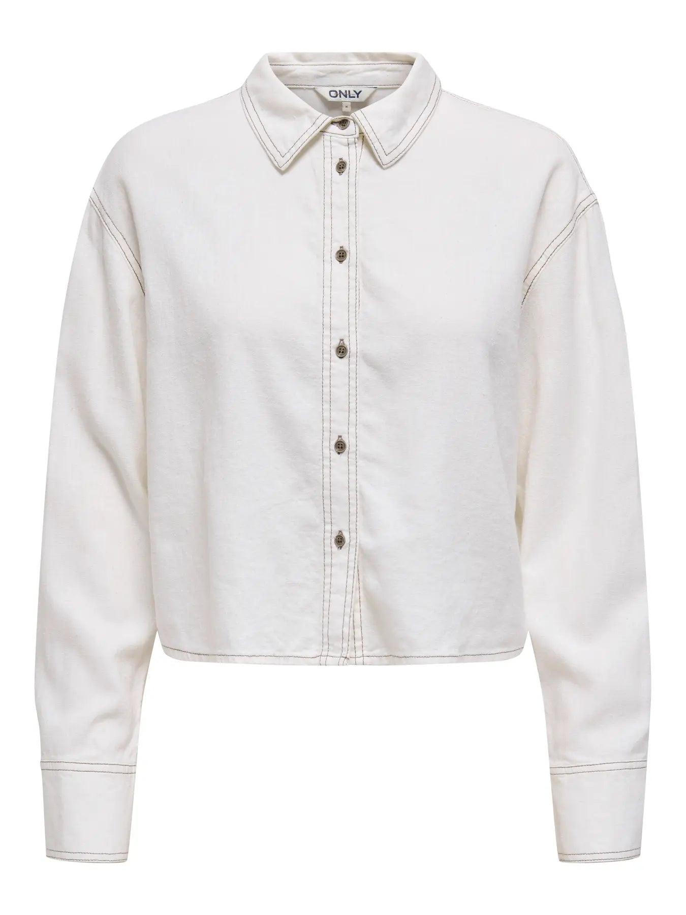 ONLY Caro Long Sleeve Crop Shirt