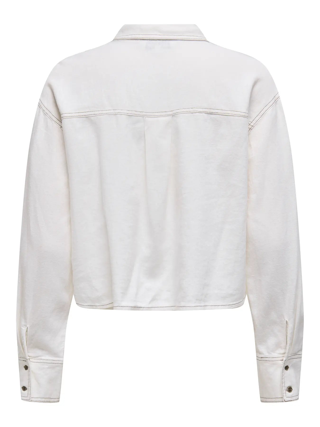 ONLY Caro Long Sleeve Crop Shirt