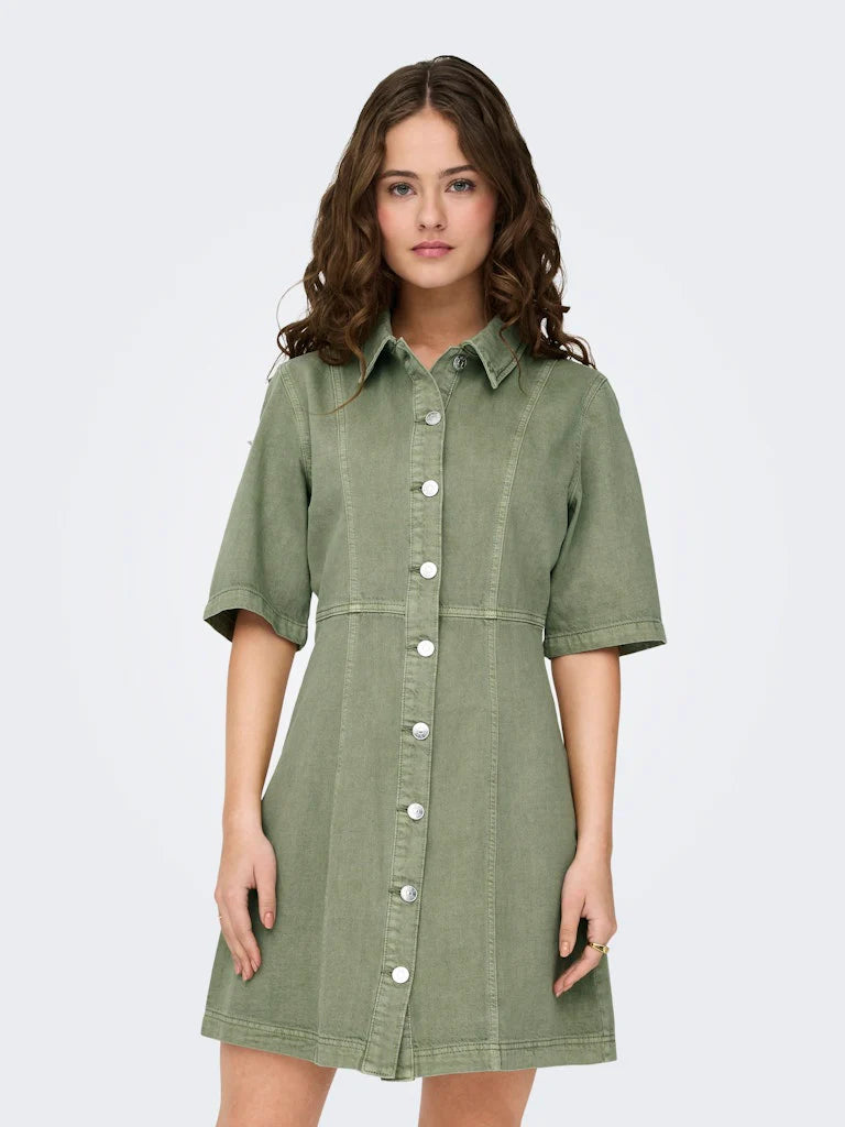ONLY Silla Button Dress