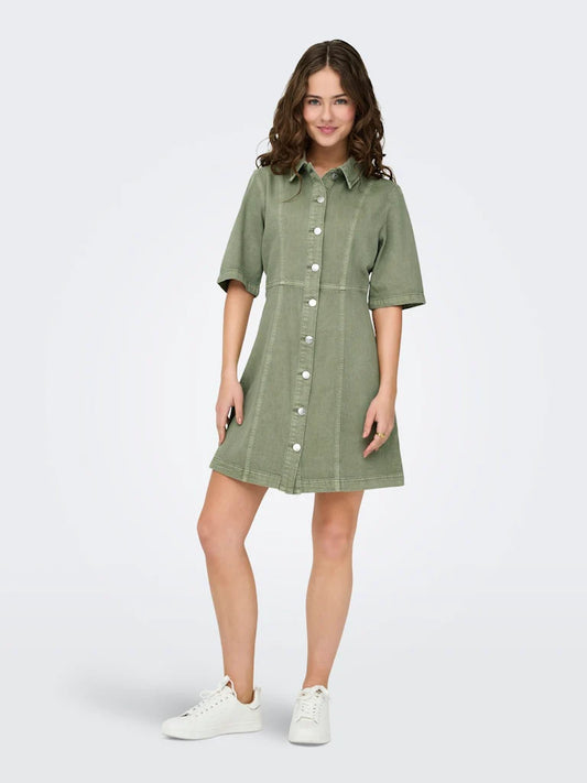 ONLY Silla Button Dress