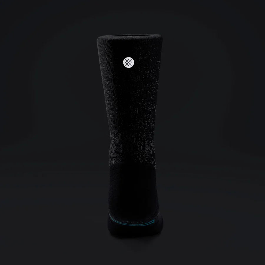 Stance Black Run Light Crew Sock