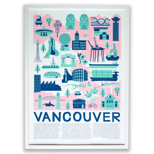 Banquet Atelier & Workshop Welcome to Vancouver Art Print