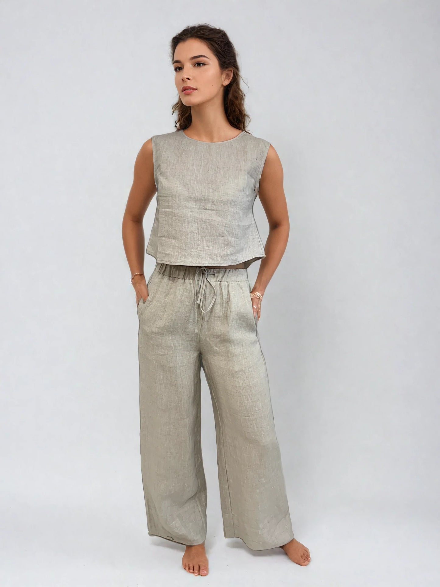 PRIV Nina Linen Tank
